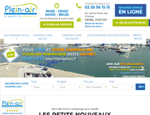 Tablet Screenshot of plein-air.fr